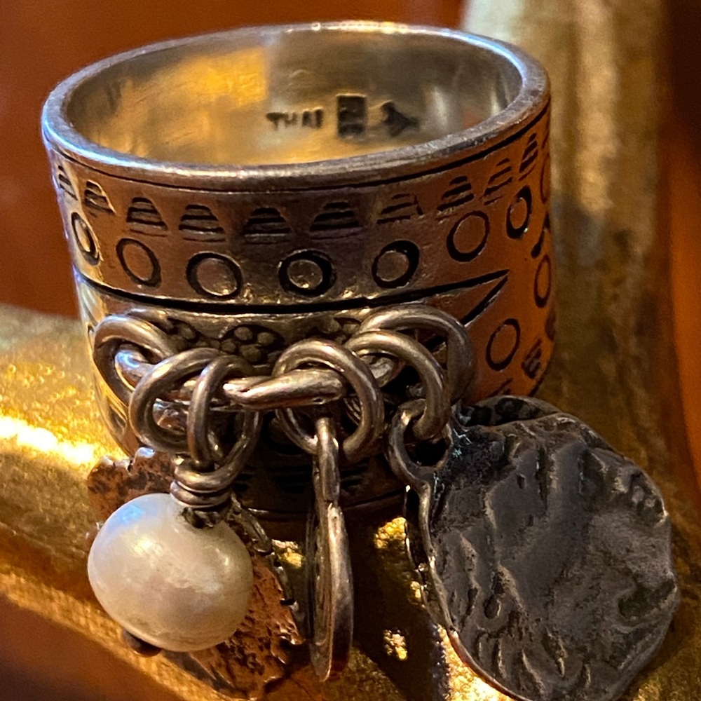 RARE SILPADA FUN Cha-Cha Charm ring - size 8 more of an 8-1/2 - Picture 8 of 10